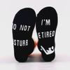 Spot 'Do Not Disturb, I Am Retired' Non-Slip Cotton Mid-Tube Socks