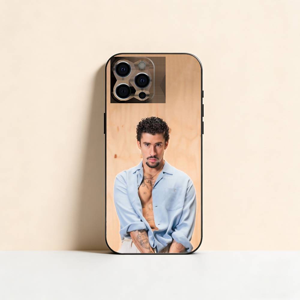 rapper-Bad- Bunny Phone Case Silicone Soft For IPhone 17 16 15 14 13 12 11 X XR Plus Pro Max Plus