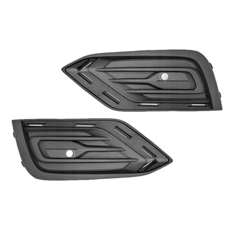 Fog Light Grille Strips Covers Decoration Front Bumper 31455636 31455637 For Volvo S60