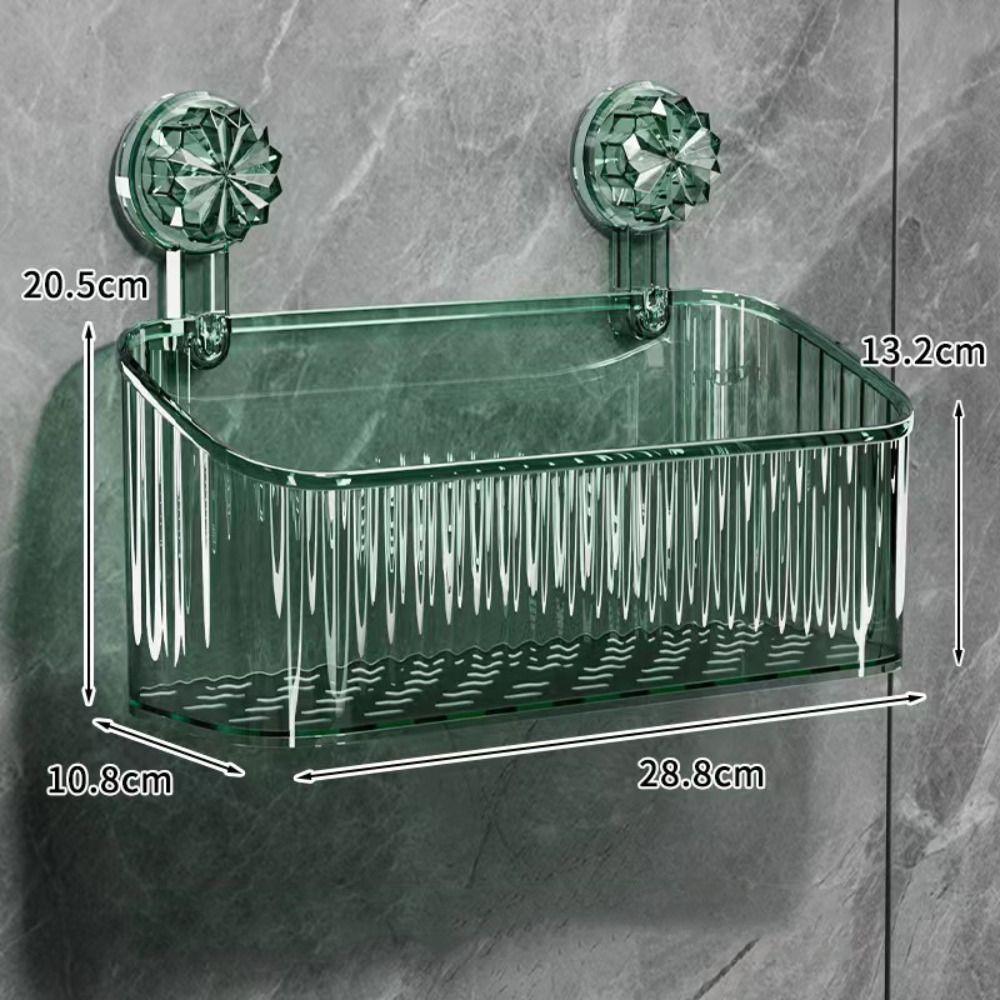 Дренажная присоска, корзина для хранения в ванной комнате, легкая чистка, полка для хранения, душевая стойка