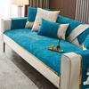 Подушка для дивана из синели, универсальный чехол на четыре сезона, нескользящий простой чехол для дивана, утолщенная подушка с полным покрытием