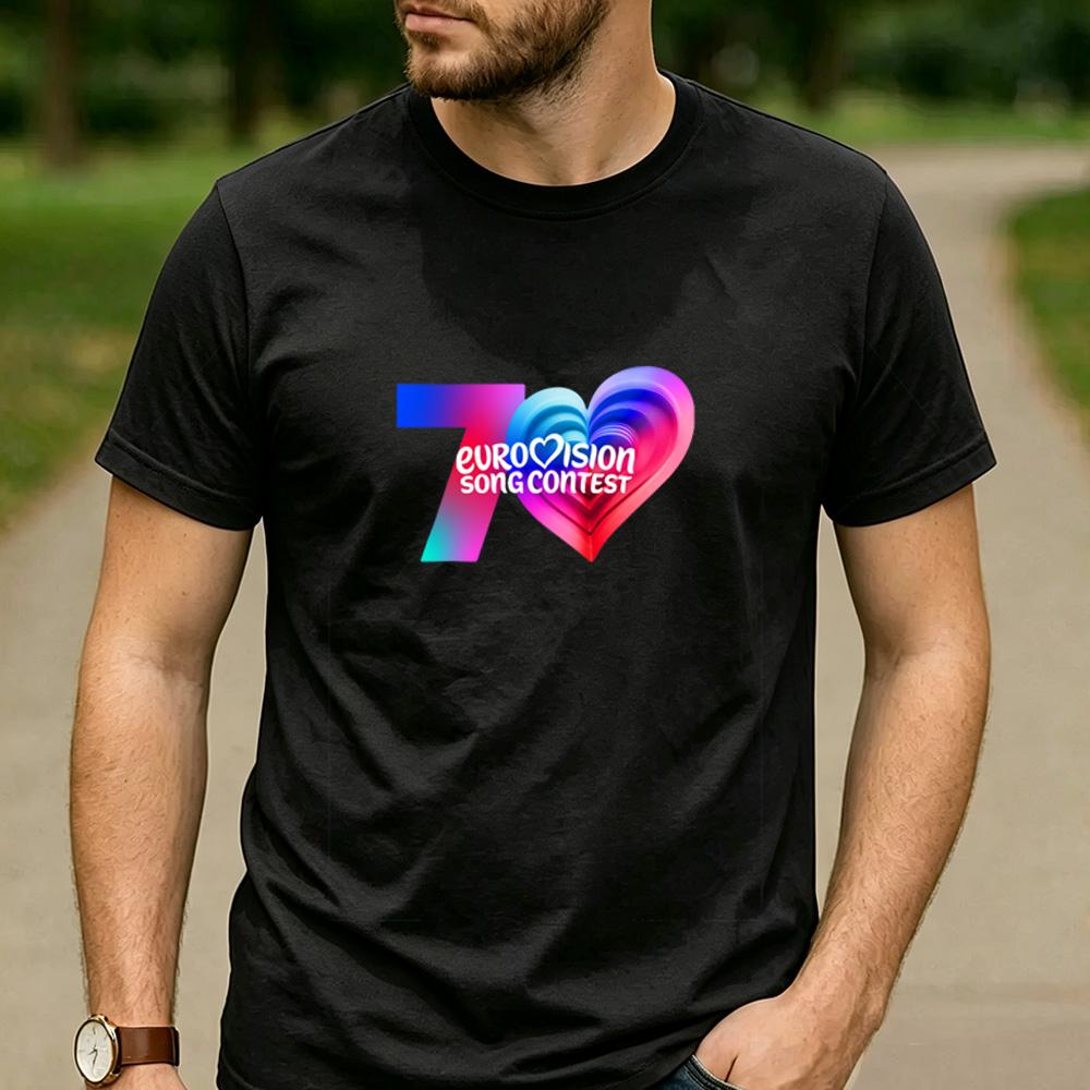 United By Music Esc26 Vienna 2026 Eurovision Fan Classic T Shirt Unisex Game Day Watch Party Casual Top For Music Lovers