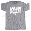 Black Rifles Matter Черная футболка Ar-15 Ak47 2-я поправка За оружие Футболка с пистолетами Мужская Новые футболки с принтом Крутая футболка