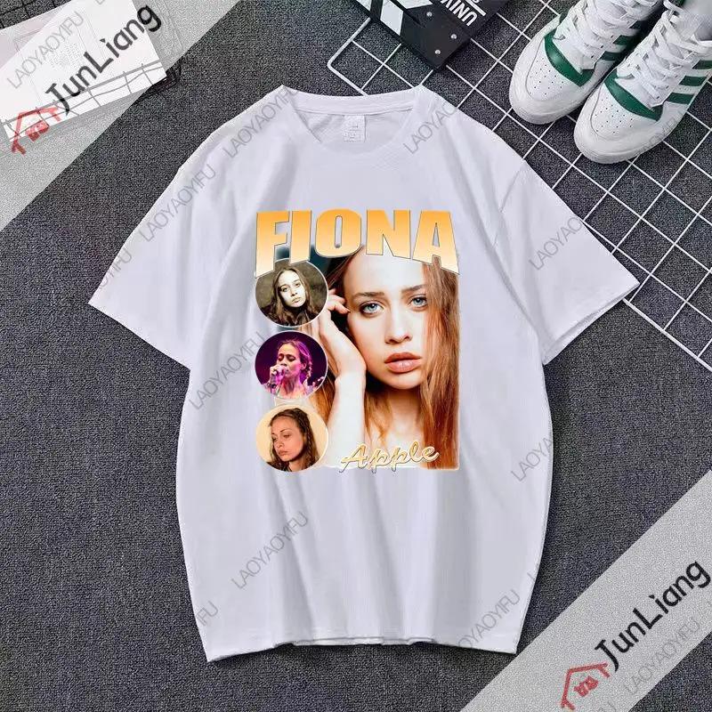 Fiona Apple Fetch The Bolt cutter album printed pattern Tshirt Hiphop streetwear Summer Harajuku shirt top