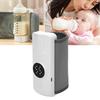 Portable Milk Bottle Warmer Travel Friendly Electric Milk Heater 6 Temperature Levels 360 Degrees  Even Heating with Night Light for Home Outdoor