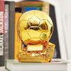 25cm Golden Ballon Football Excellent Player Award Competition Honor Reward Spherical Trophy Best Gift Home Decor