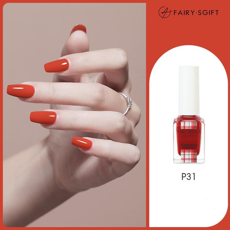 Лак для ногтей Не требует выпекания Стойкий Не отслаивающийся Быстросохнущий Телесного цвета Блестки Лак для ногтей