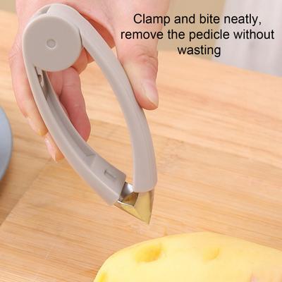 Инструмент для удаления сердцевины ананаса из нержавеющей стали, инструмент для удаления стеблей клубники, инструмент для удаления глазков ананаса с нескользящей ручкой, профессиональный кухонный гаджет для ягод