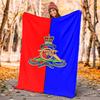 British Royal Artillery Flannel Blanket Soft All-Season Throw, Design for Camping, Car Travel, Hiking Sofa, Bed, Office Perfect Gift for Parties