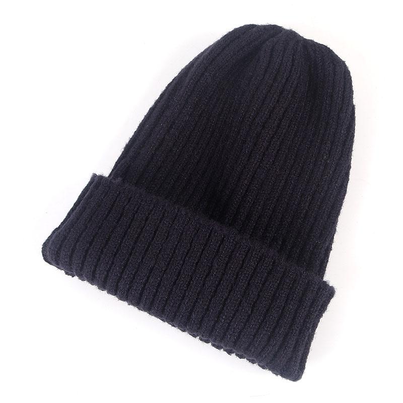 Winter Knitted Hat Women Beanie Autumn Warm Soft Trendy Kpop Style Beanies Skullies Hats Girls Bonnet Ladies Cap