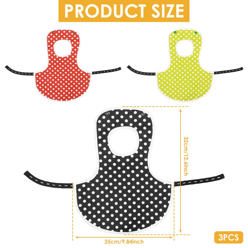 3Pcs Chicken Saddle with Adjustable Straps Wear Breathable Hen Feather Protector Bird Pet Clothes Poultry Apron Garden Supplies