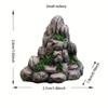 Resin Crafts Miniature Rockery Ornaments Simulation Mountain Stone Statue Fake Mountain  Dollhouse