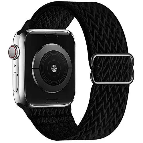 Регулируемый нейлоновый петлевой ремешок для Apple Watch Series Ultra 11 10 9 8 7 46mm 45mm 41mm Тканевый ремешок для iwatch 6 5 4 SE 44mm 40mm