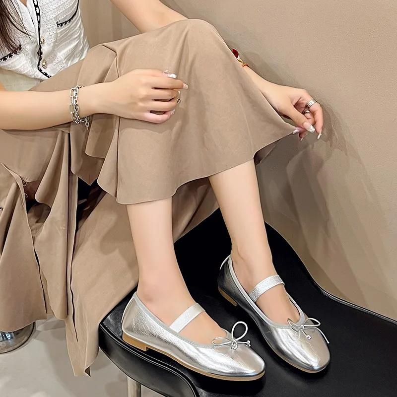 Fashion Bow Fashion Comfortable Elegant flats Casual Pu leather women's loafers