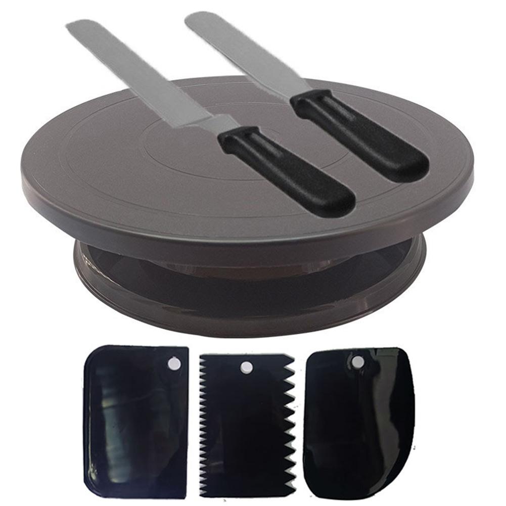 360° Rotation Cake Decorating Kit Cake Turntable Baking Accessories