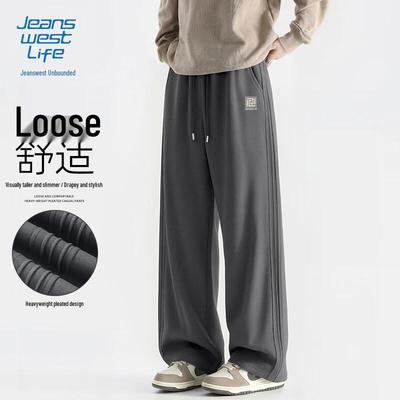 JEANSWEST LIFE Мужские повседневные спортивные штаны свободного прямого кроя