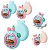 Защитный чехол для Tamagotchi Paradise, жидкий силикон, скин, полное покрытие, милый и безопасный для питомцев, синий / розовый корпус