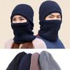 Coral Fleece Winter Hat Men's Hat Scarf Warm Breathable Wool Knitted Hat for Women Double Layers Protection Cap