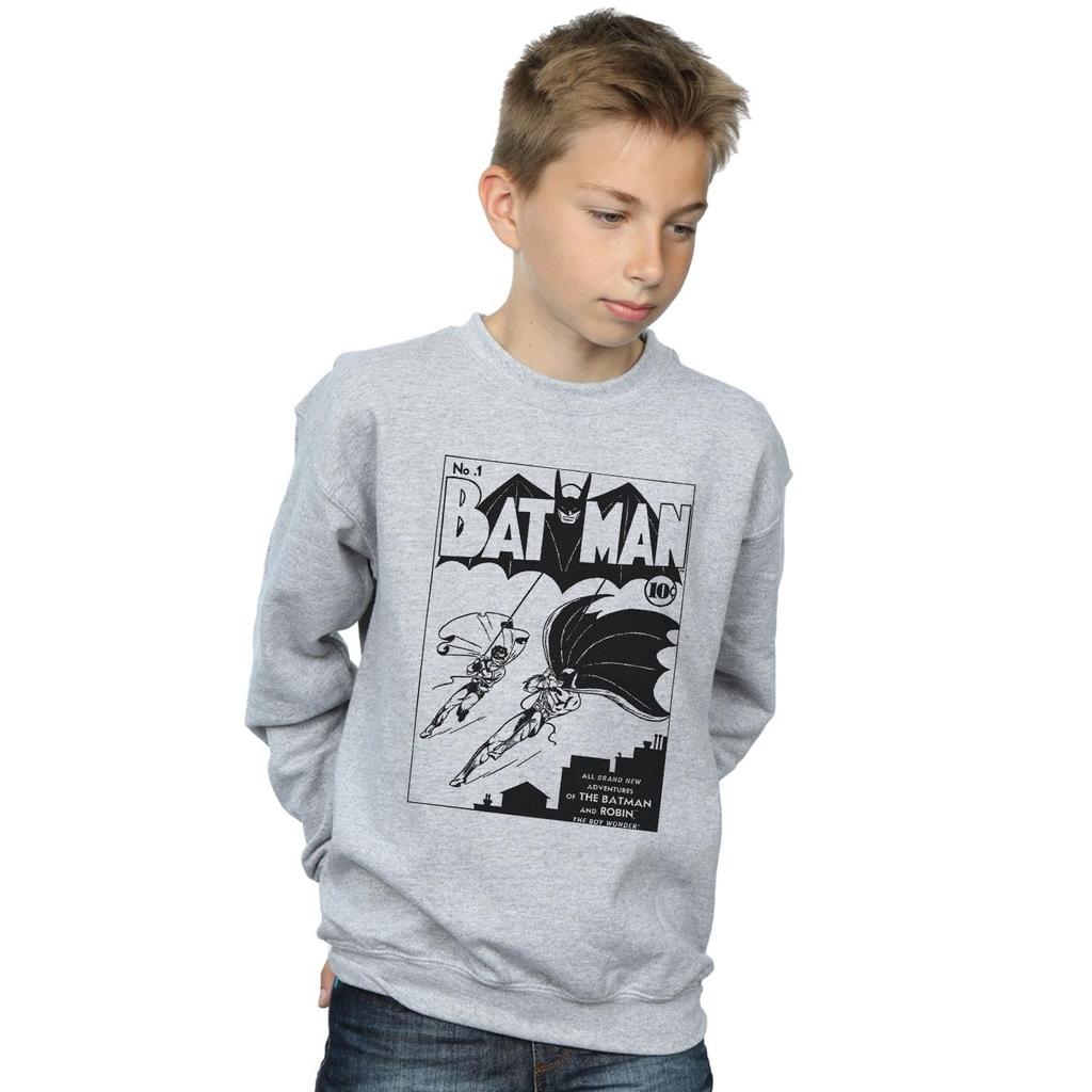DC Comics Boys Batman No. 1 Mono Sweatshirt