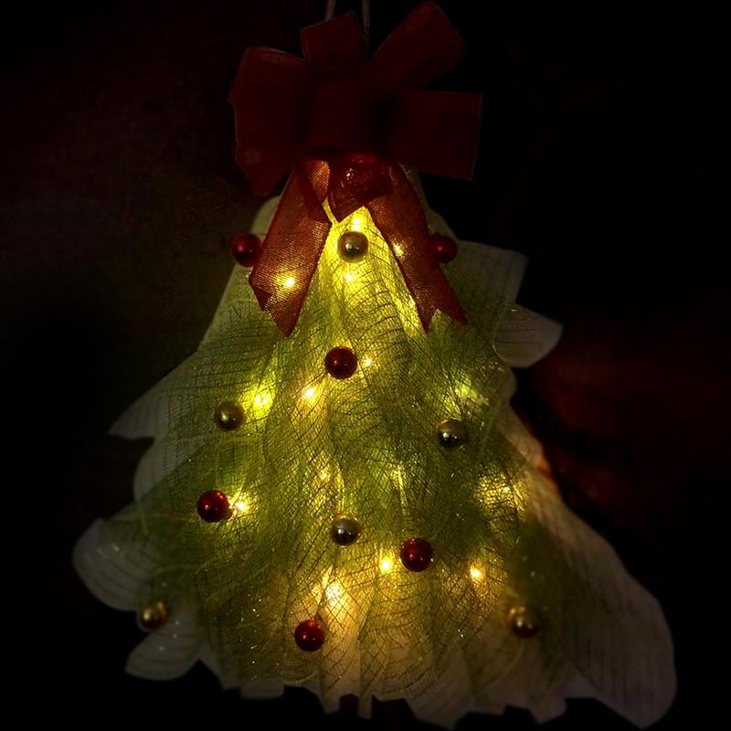 Рождественский симулятор рождественской елки, венок, украшение на дверь, подвесное украшение на дверь, праздничный двор, реквизит, подарки для сада на открытом воздухе