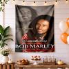 Bob Marley Customize Text Tapestry Boho Wall Hanging Non-Fading Color Perfect for Living Room Decor All-Season Use Gifts For Family Or Friends