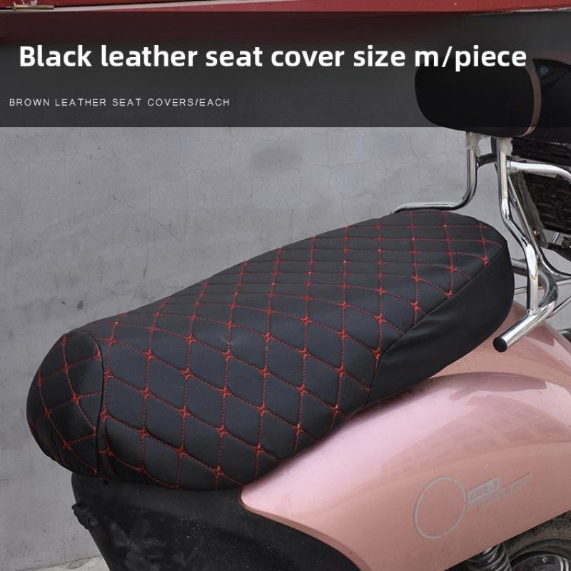 Electric Scooter Battery Car Motorcycle Seat Cushion Cover Anti-scratch Waterproof Thickened Seat Cover3dLeather Seat Cushion