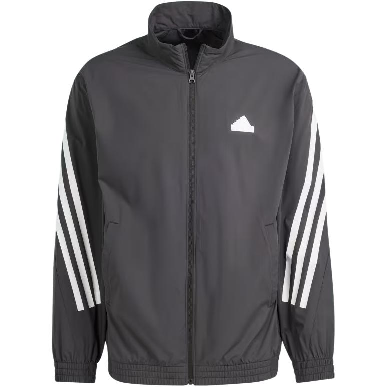 adidas Icon Future 3S Спортивная куртка с воротником на молнии, тканая, мужская, куртки, черная, IN3316
