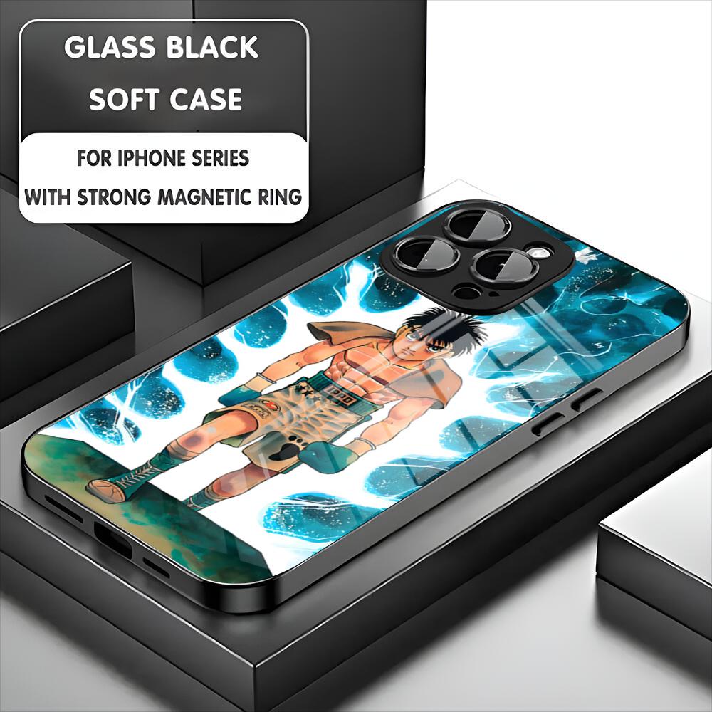 Japanese Anime First Fist Good Quality Phone Case For Iphone 17 16 15 14 13 11 12 Pro Max Mini Plus Magnetic Glass Phone Cover