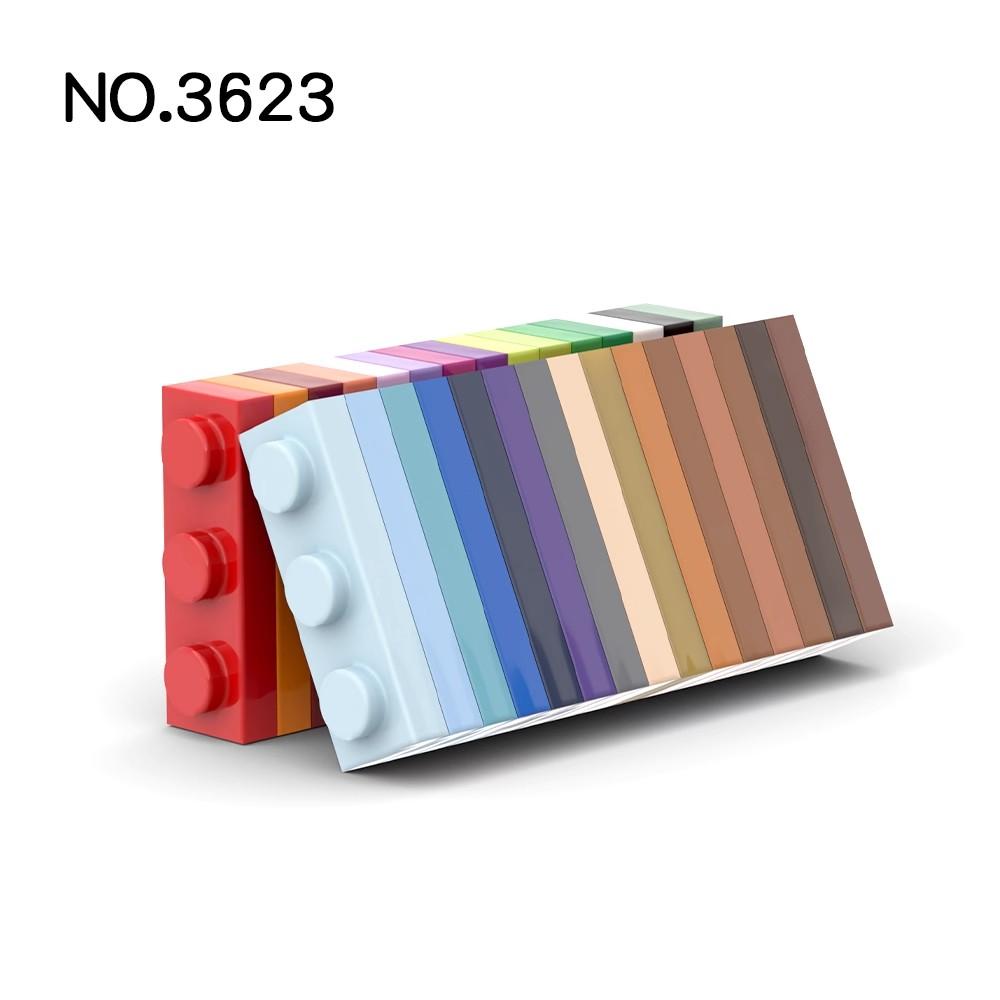 20 шт. Совместимые с MOC Детали для сборки 3623 Пластина 1x3 для деталей конструктора DIY История Образовательные Подарочные Игрушки