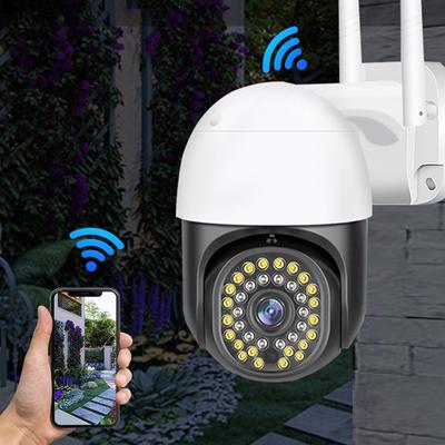 Наружная камера слежения 4G с SIM-картой Wi-Fi 3 МП (1920x1080) Домашняя видеокамера с функцией цветной ночной съемки