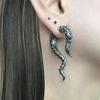 Серьга-осьминог Готическая серьга Серьга-щупальце осьминога Кафф для уха, серьги спереди-сзади Украшения-осьминоги