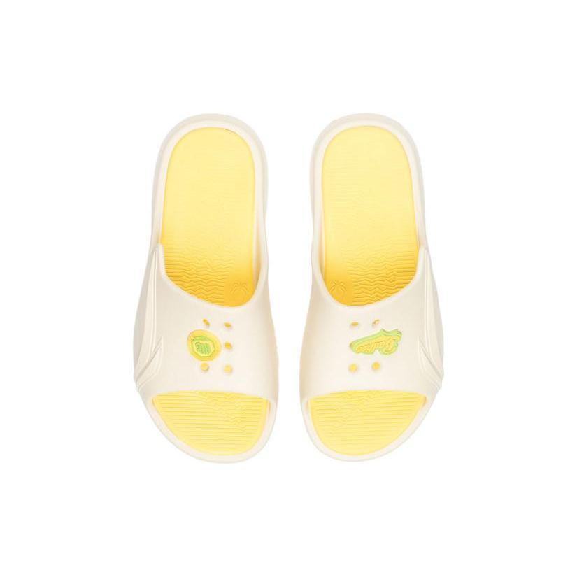 Женские шлепанцы Li Ning Vanilla Yellow ABTS004-2