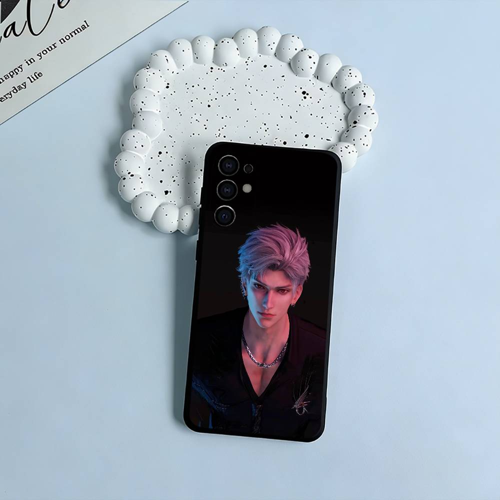 S-S-ylus -любовь-глубокий-космос- Чехол Для Телефона Для Samsung S25,S24,S21,S22,S23,S30,Ultra,S20,Plus,Fe,Lite,Черный Мягкий Силикон