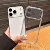 Противоударный прозрачный чехол для телефона однотонный для iPhone 13-17 Pro Max, Полное покрытие, Европейский американский стиль