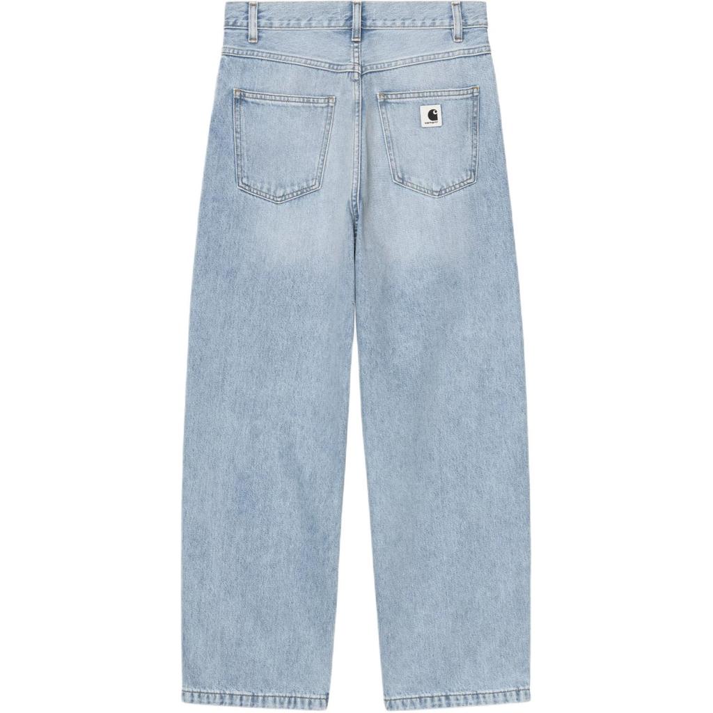 Carhartt WIP Ss26 W Брендон Брюки Свободные Толстые Повседневные Джинсы с Пятью Карманами Женские Брюки I035892-01-WU