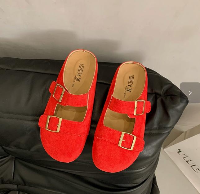 Бокен Шлепанцы Летние и весенние Туфли на толстой подошве Туфли Muller and Mary Jane Полутапочки