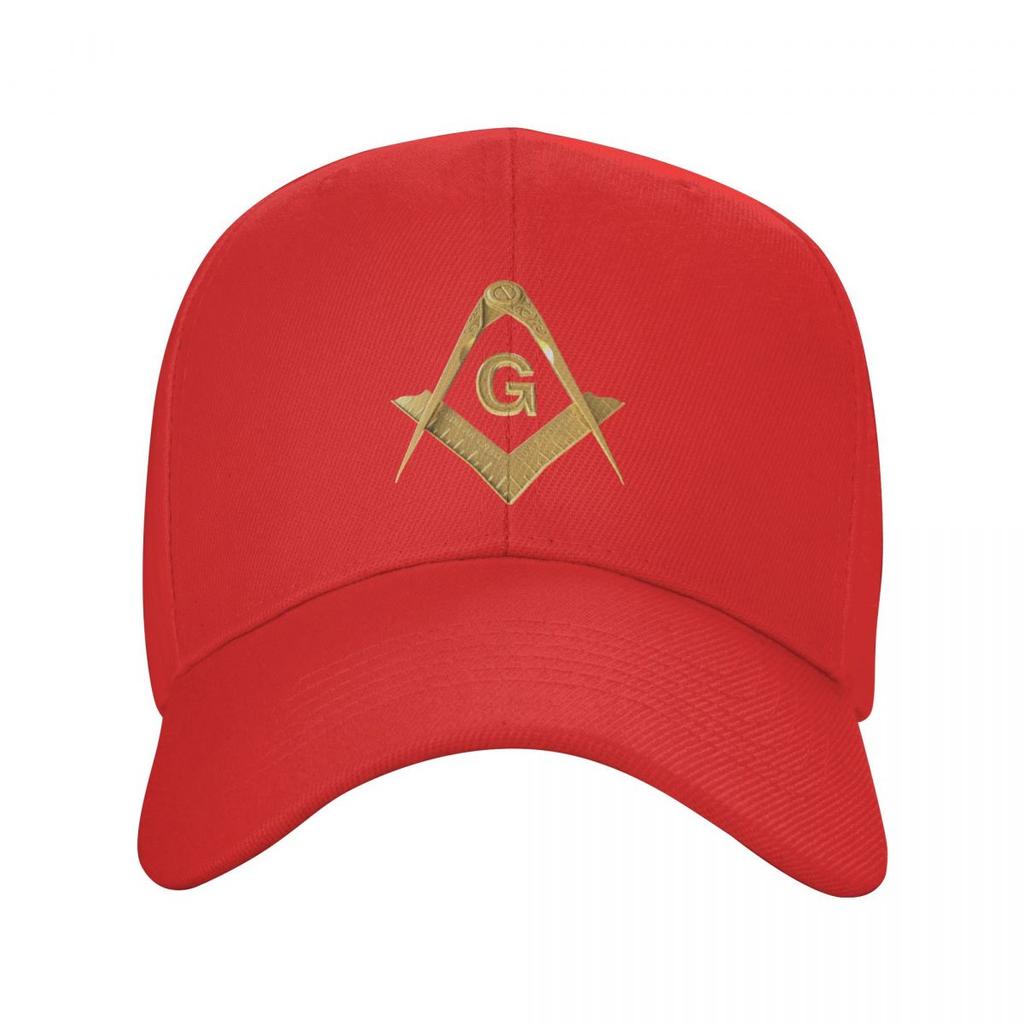 Золотая бейсболка с логотипом Freemason для женщин унисекс, регулируемая масонская шляпа для папы, уличная одежда, летние шляпы Snapback