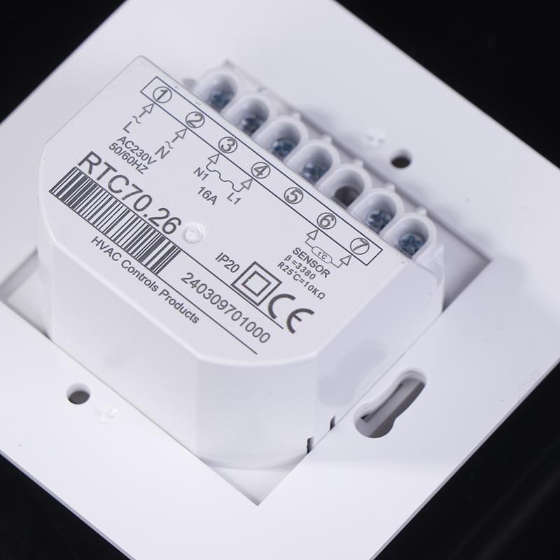 Электрическая система отопления Механическая ручка термостата Механический электрический теплый пол 16A Регулятор температуры Внешний датчик