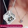 Корейская версия Love Cube Diamond Zircon кулон ожерелье для женщин