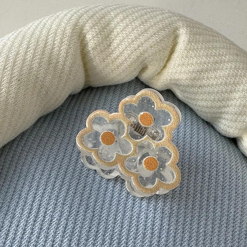 Супер милые маленькие заколки для волос для детей прозрачные акриловые заколки с мультяшными животными аксессуары для волос для девочек