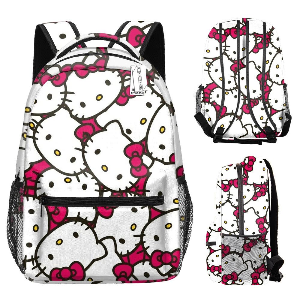 Hello Kitty Schoolbag, Primary School Students, Girls, Girls, New Models, Weight Reduction, Large Capacity Hello Kitty Backpack, Cartoon
