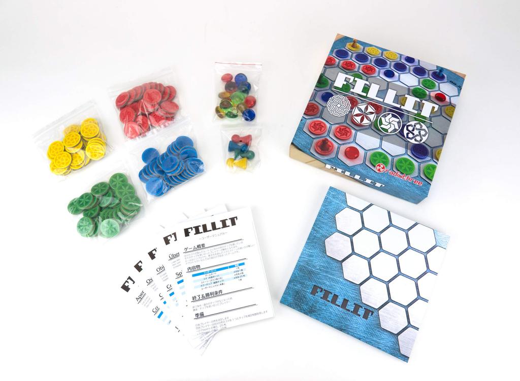 Radius FILLIT Ages Board Game (2-4 Players, 10-20 Minutes, 8+)
