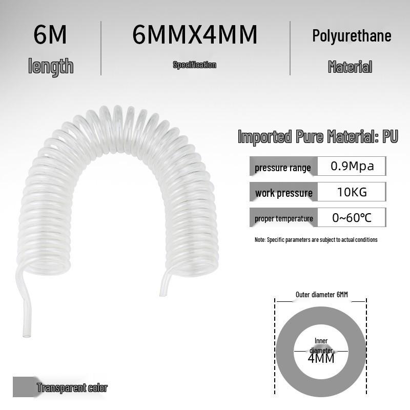 Durable High-Resilience PU Pneumatic Air Hose