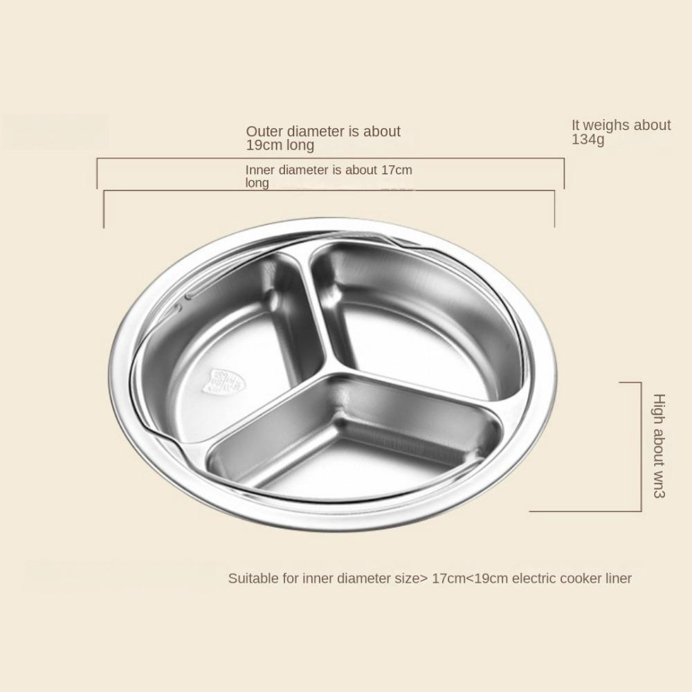 Durable Stainless Steel Steamer Basket with Handle Stackable Steamer Plate Cooking Tool Round Pot Insert for Eggs Meat Fish Corn