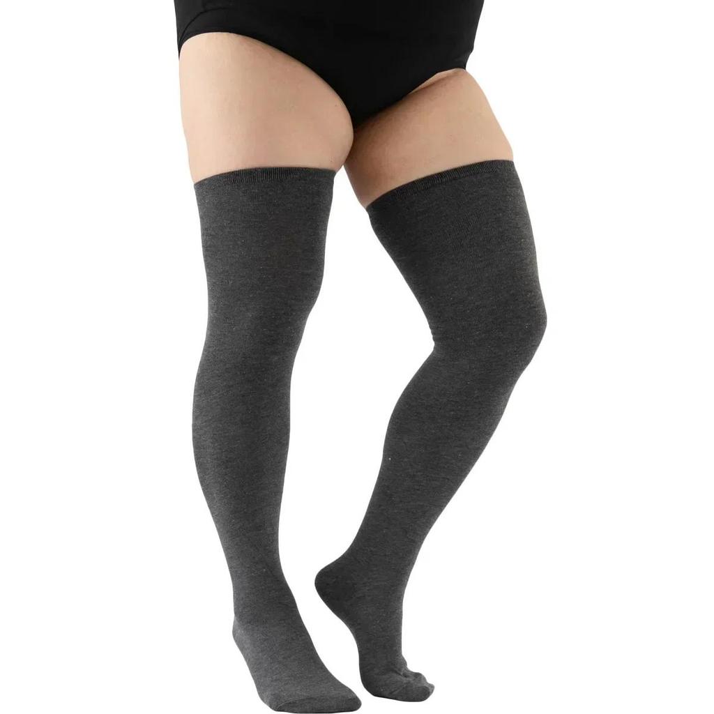 Woman Thigh High Socks Extra Large Size Knee High Stocking Over Knee Socks Plus Big Size Socks