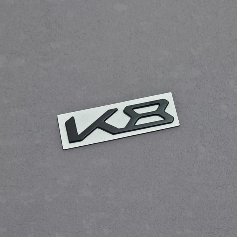 Car styling Metal Car Trunk Letters Decals Sticker For Kia New K3 K5 K8 Badge Emblem Stickers black red rdxbt90