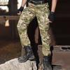 Мужские тактические брюки-карго - Камуфляжный рисунок, карманы, прочная ткань, эластичный пояс, функциональные брюки для активного отдыха