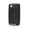 KEYYOU 2 Buttons Flip Folding Key Case Blank Shell For Peugeot 107 207 307 307S 308 3008 407 607 2BT