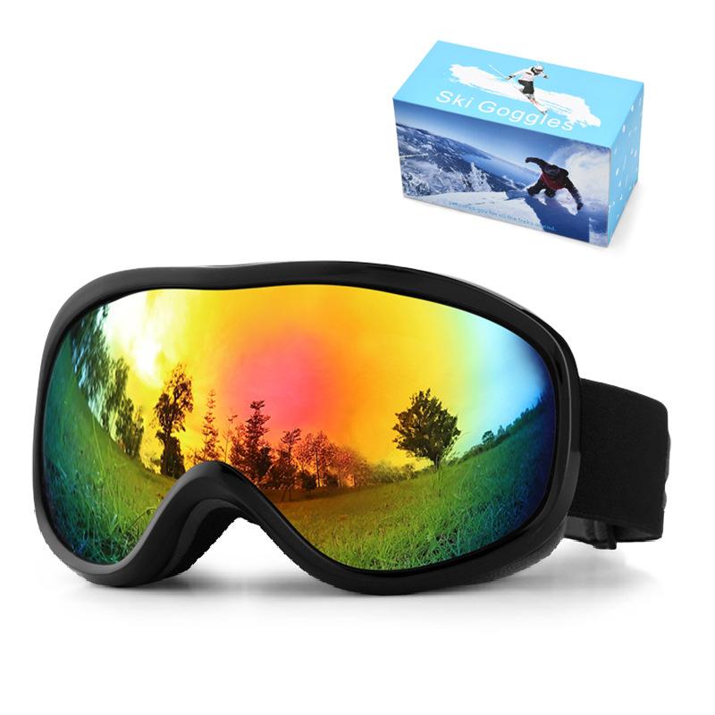 Spherical Ski Goggles Ski Goggles Double-layer Anti-fog Men's and Women's Outdoor Ski Glasses
