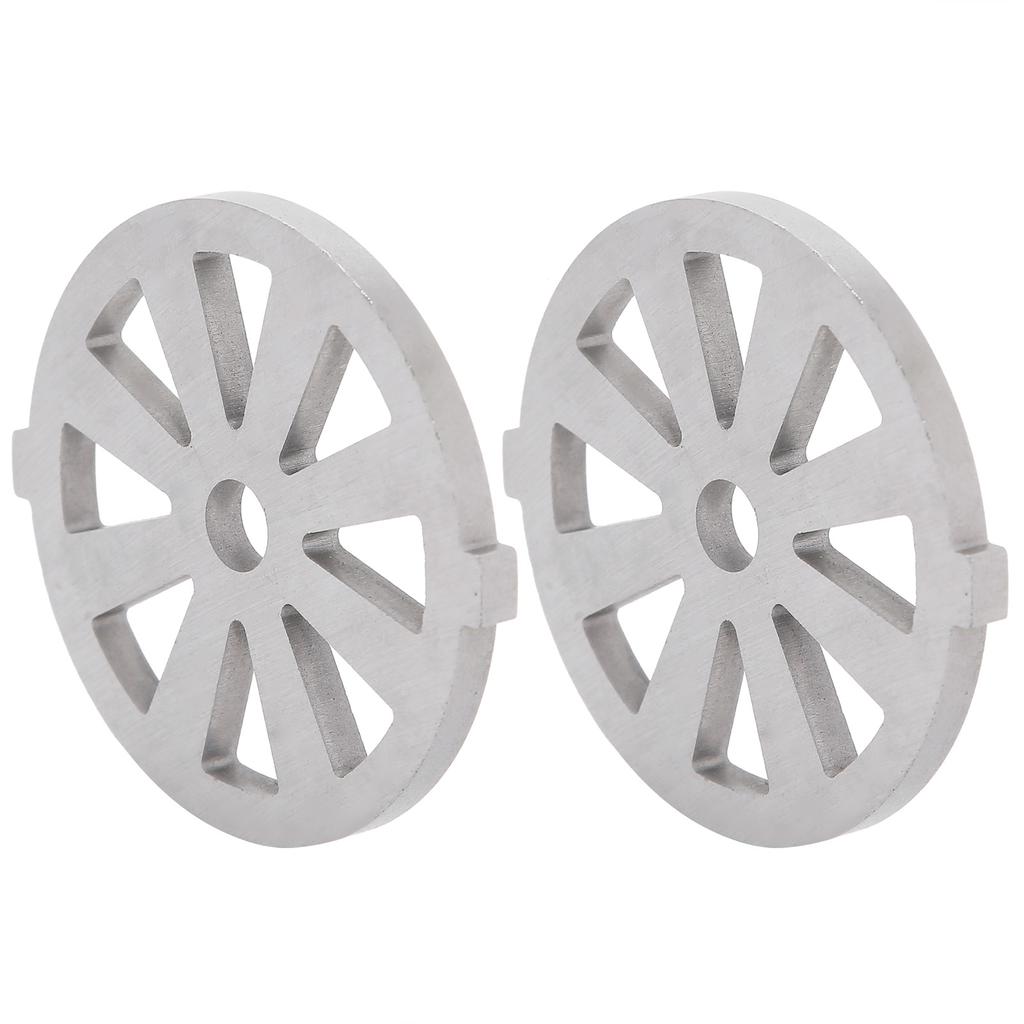 2 шт. Лезвие для мясорубки 304 Нержавеющая сталь Режущая пластина 7 мм 0,3 дюйма ID для мясорубки 5# Тип B